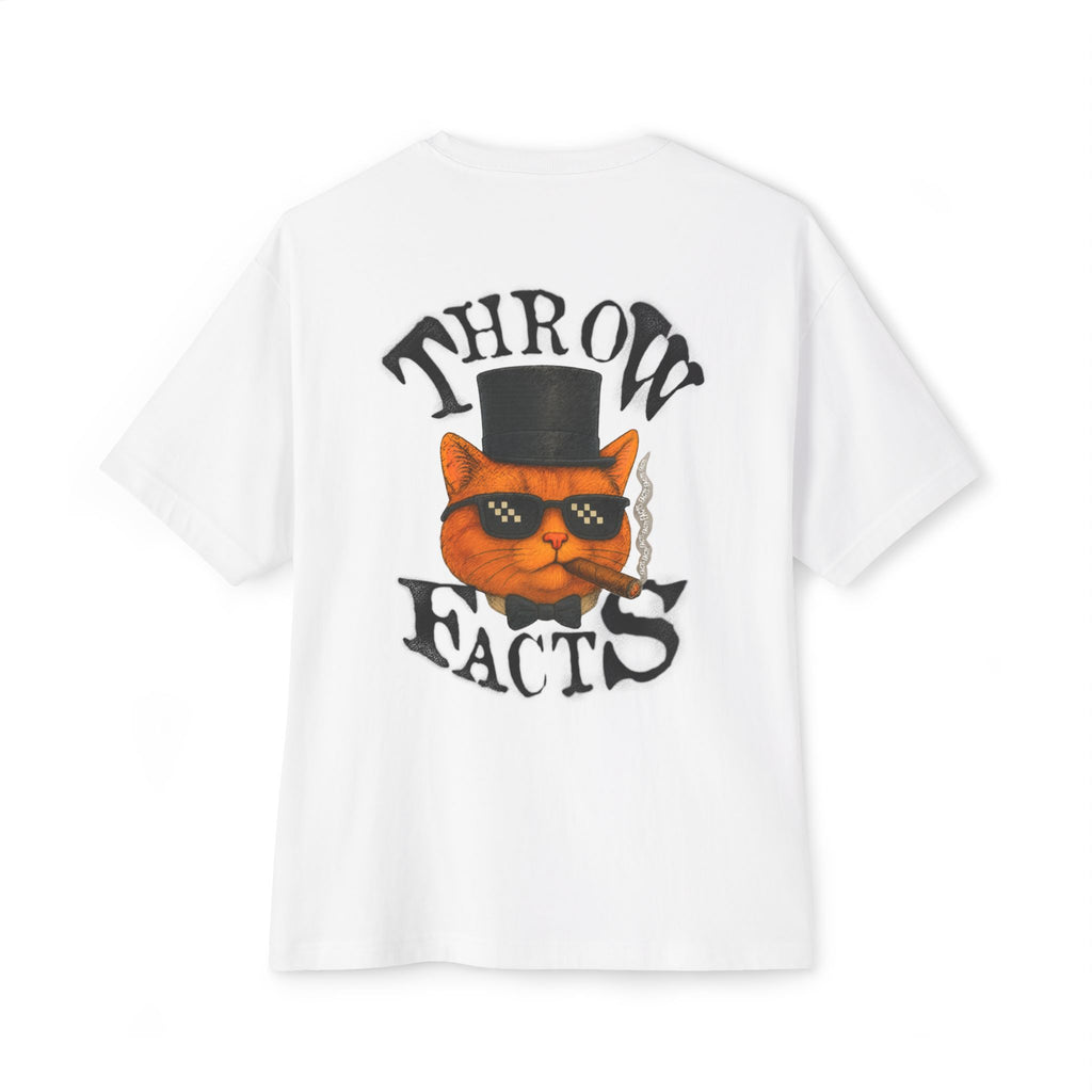 WHITE ICONIC POLEMIC CAT TEE